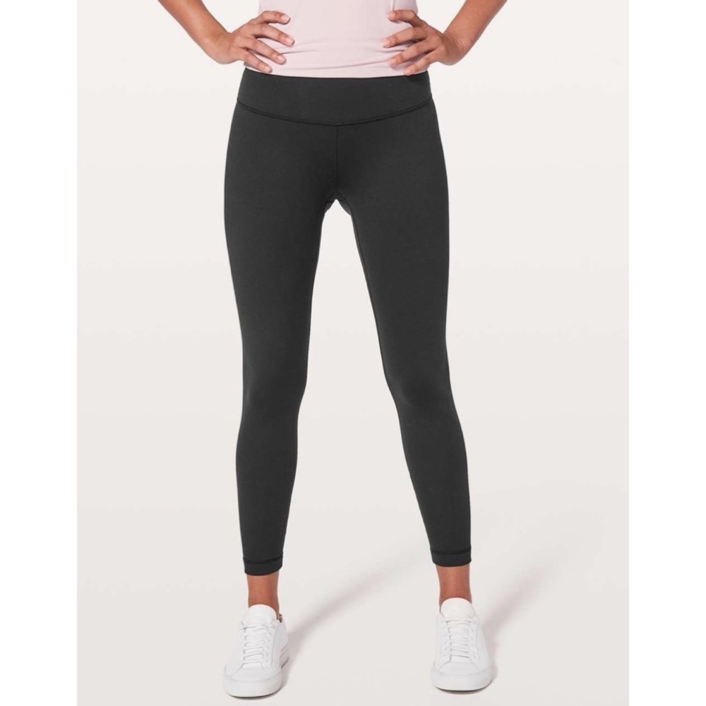 Lululemon Wunder Under Hi-Rise 7/8 Tight *Full-On Luon 25" Black 6 - Picture 3 of 7